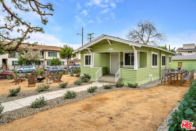 view of bungalow-style house