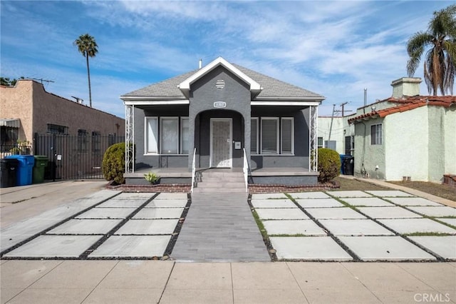 bungalow with a porch