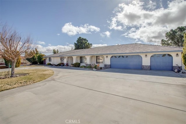 ranch-style house with a garage