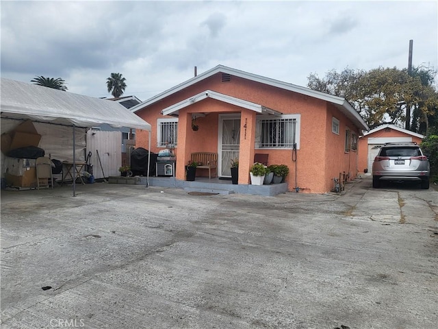 view of bungalow-style home