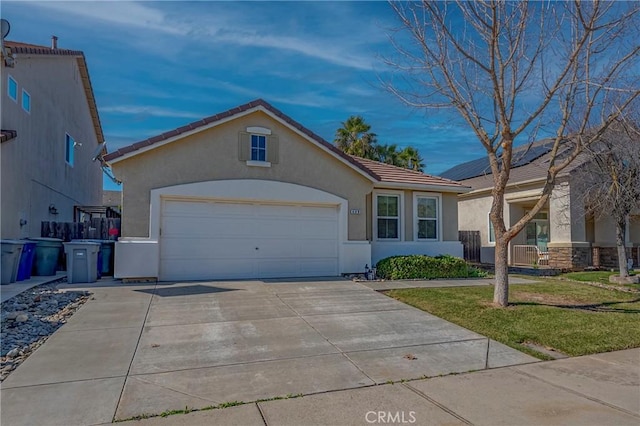 ranch-style house with a garage