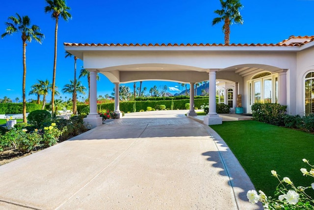 view of patio