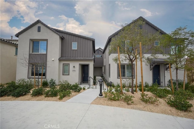 16650 Crocus Ln Unit 1, Fontana, CA 92336 - view of front of house featuring stucco siding and board and batten siding