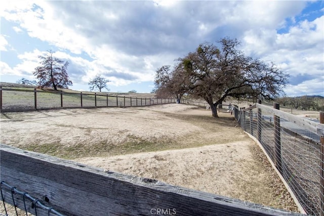 4653 Tumbleweed Way, Paso Robles, CA 93446 - view of yard with a rural view and an enclosed area
