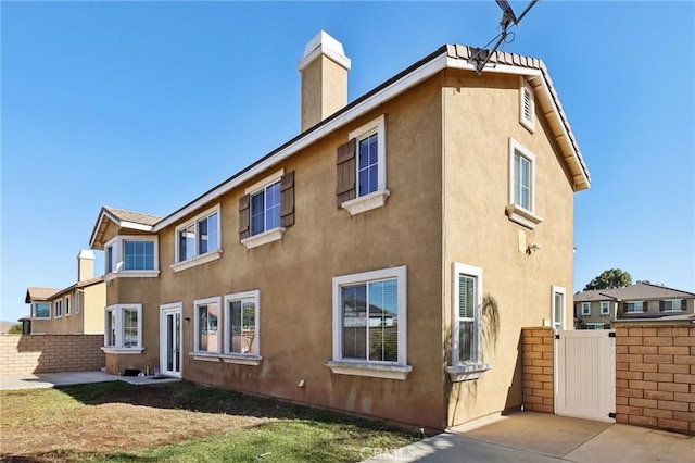 view of rear view of property