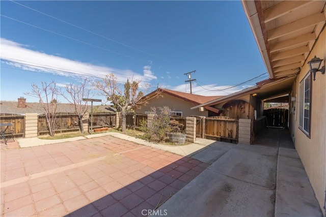 56766 Golden Bee Dr, Yucca Valley, CA 92284 - view of patio / terrace with a gate