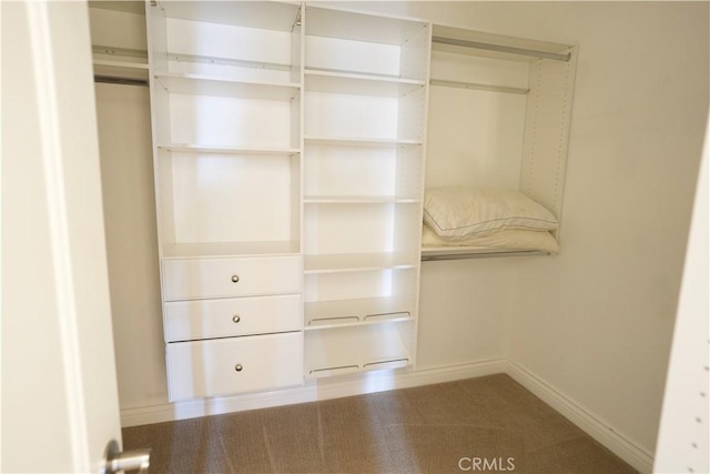 view of closet