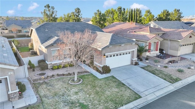 view of front of property with a front lawn