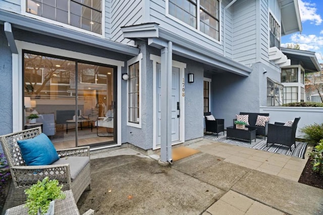 view of patio / terrace featuring outdoor lounge area