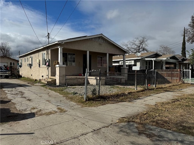 view of bungalow-style house