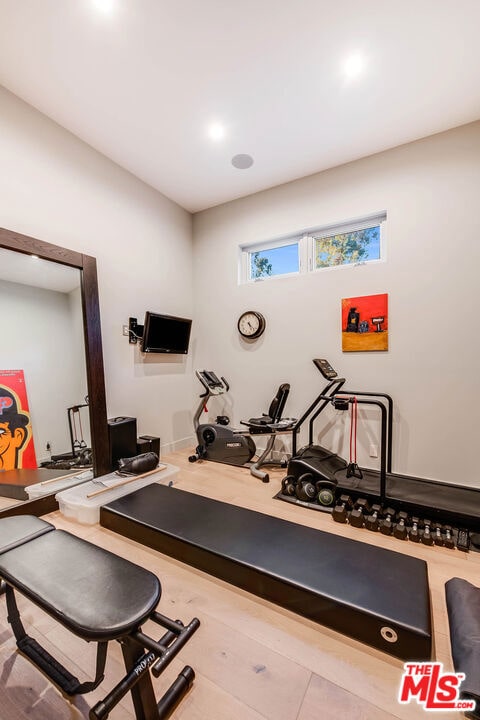 view of workout room