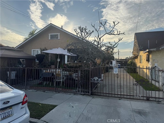 view of front of home