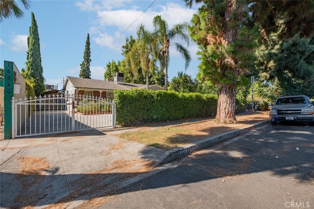 view of front of property