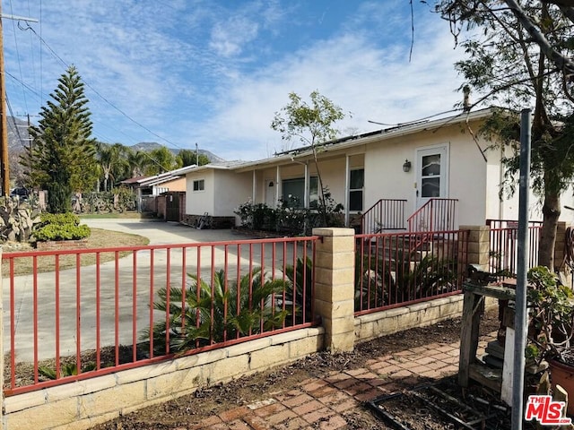 view of ranch-style home