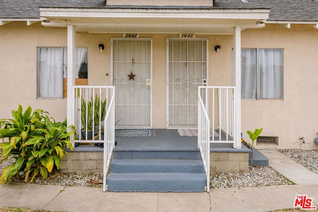 view of entrance to property