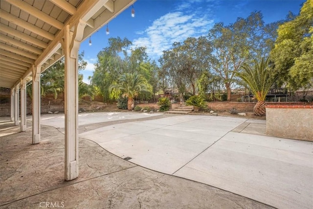 view of patio