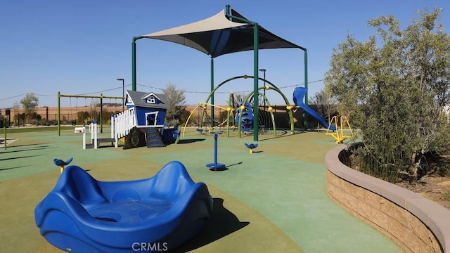 view of play area