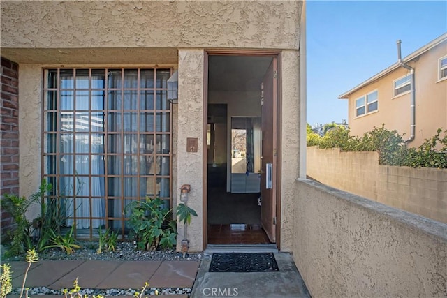 view of entrance to property