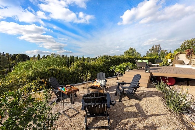 view of patio