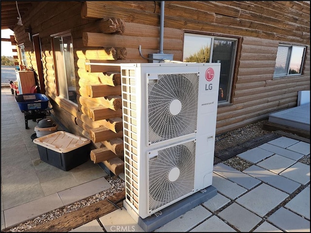 exterior details featuring ac unit