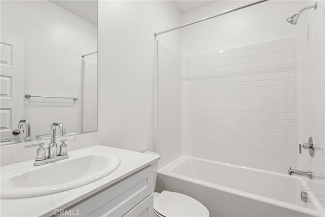 2720 Crozier Ct, Pomona, CA 91767 - bathroom featuring shower / bathtub combination, toilet, and vanity