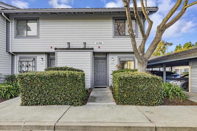 view of townhome / multi-family property