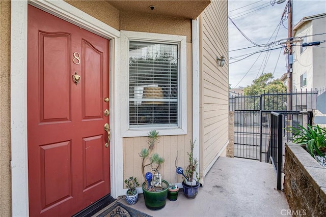 view of entrance to property