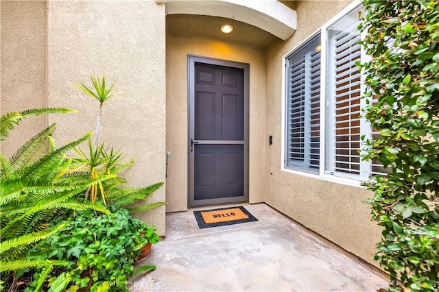 view of entrance to property