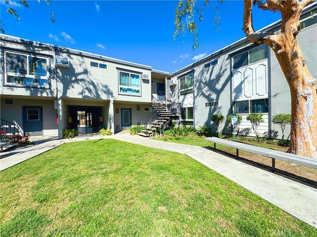 view of property with stairs