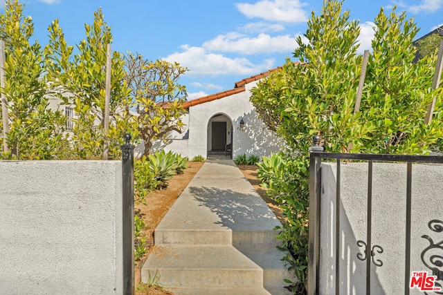 view of front of home