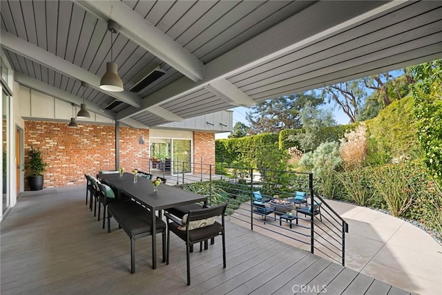 1900 Catalina St, Laguna Beach, CA 92651 - deck with outdoor dining area
