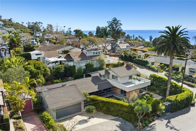 1900 Catalina St, Laguna Beach, CA 92651 - birds eye view of property featuring a water view and a residential view