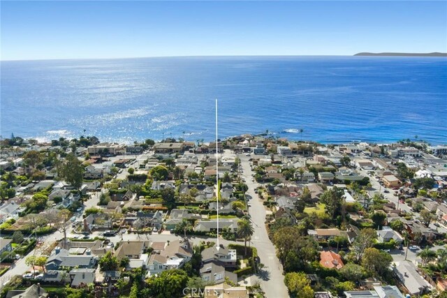 1900 Catalina St, Laguna Beach, CA 92651 - bird's eye view with a water view and a residential view