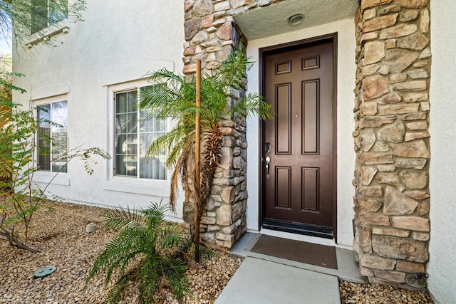 view of entrance to property