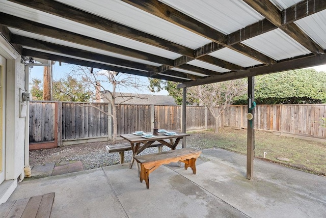 view of patio / terrace