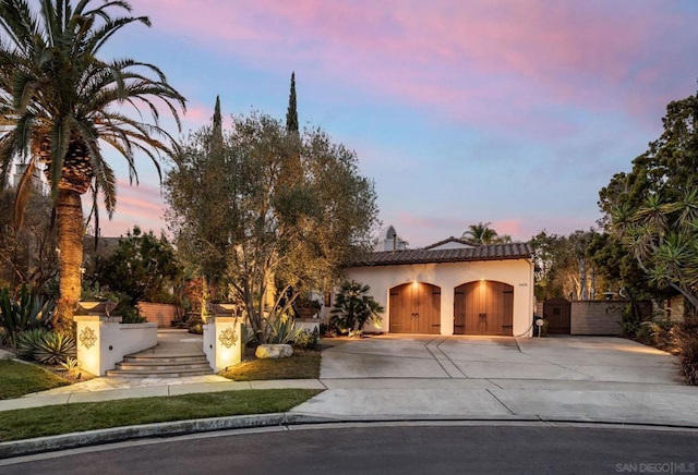 view of mediterranean / spanish home