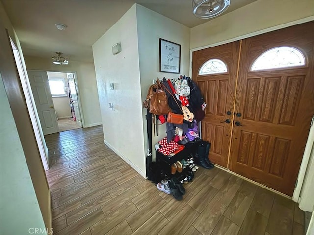 view of entrance foyer