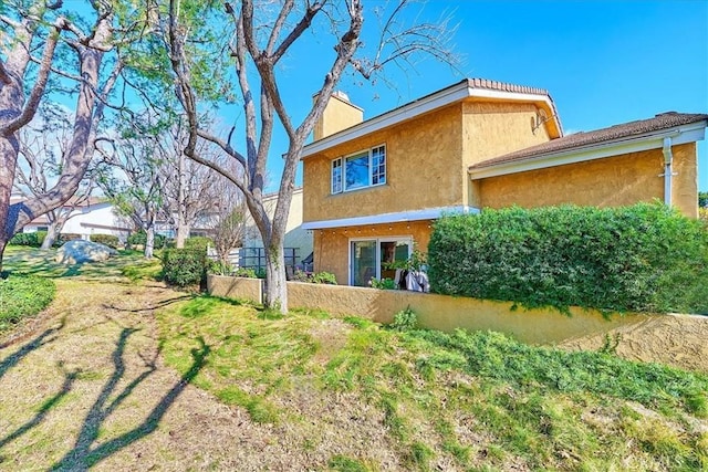 view of back of property