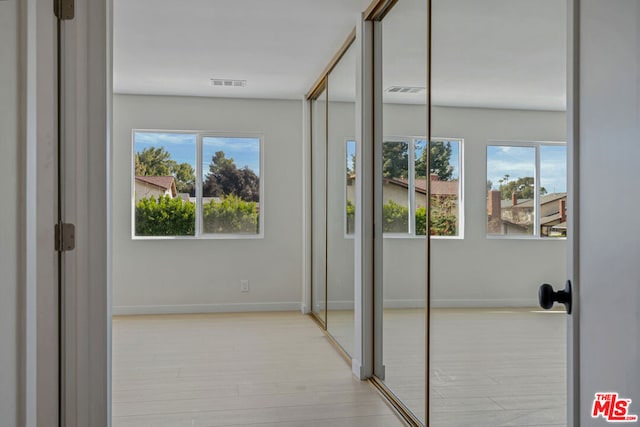 interior space featuring a wealth of natural light