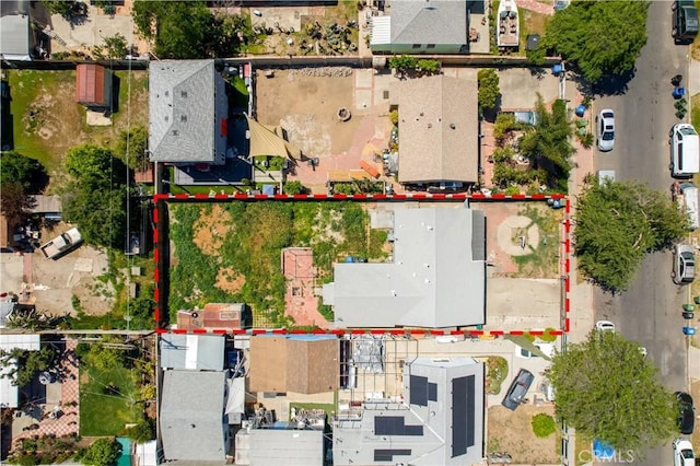 birds eye view of property featuring a residential view