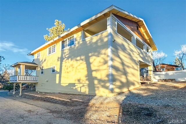 view of property exterior