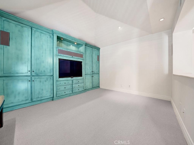 931 Gardenia Way, Corona Del Mar, CA 92625 - unfurnished living room featuring baseboards, recessed lighting, and light colored carpet