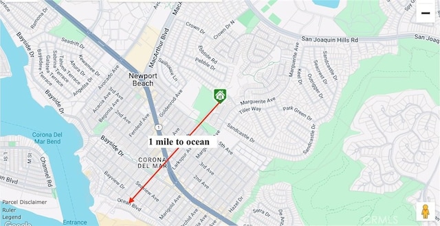 931 Gardenia Way, Corona Del Mar, CA 92625 - map