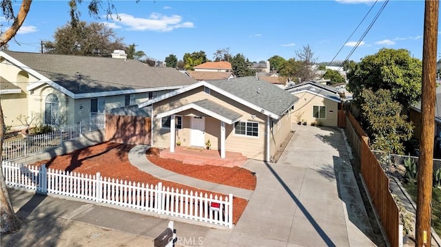 view of front of home