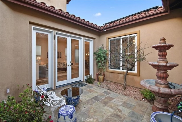 24238 Owl Ct, Corona, CA 92883 - view of patio / terrace with french doors