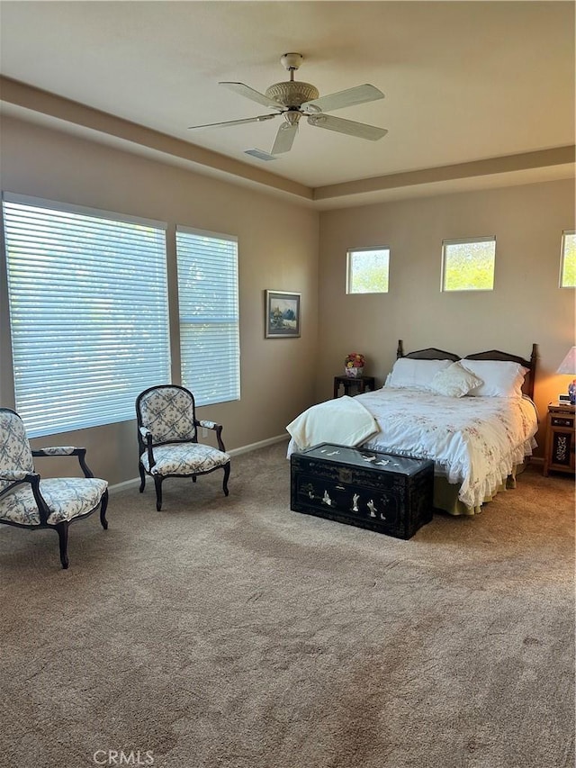 24238 Owl Ct, Corona, CA 92883 - carpeted bedroom featuring baseboards, multiple windows, and visible vents