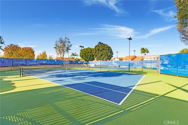 view of sport court