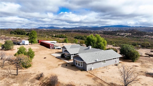 40350 Exa Ely Rd, Hemet, CA 92544 - aerial view of property and surrounding area with mountains