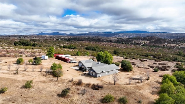 40350 Exa Ely Rd, Hemet, CA 92544 - aerial view of property and surrounding area with mountains