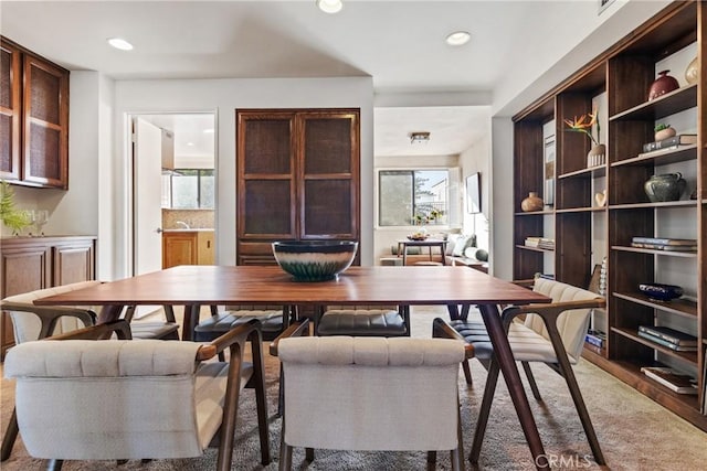 view of dining room